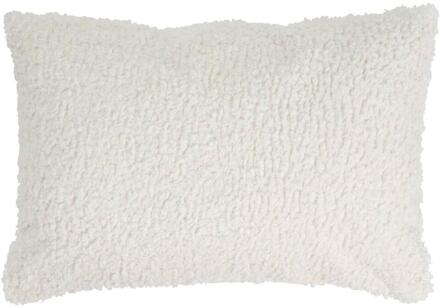 1+1 Gratis Leen Bakker - Sierkussen Nelson - Off-white - 40x60 Cm - Polyester - Crème