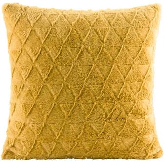 1+1 Gratis Leen Bakker - Sierkussen Nynke - Oker - 45x45 Cm - Polyester - Geel