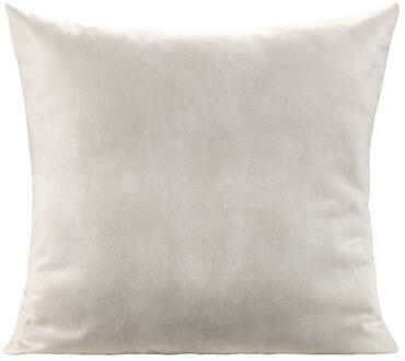 1+1 Gratis Leen Bakker - Woonkussen Mathis - 60x60 Cm - Polyester - Beige