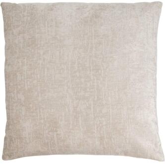 1+1 Gratis Leen Bakker - Woonkussen Runa - 60x60 Cm - Polyester - Beige - 10x60x60 Cm