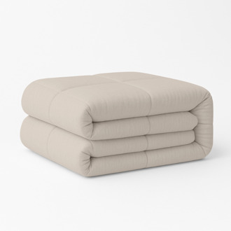1+1 Gratis Wasbaar Easy Dekbed Zonder Overtrek - Zonder Overtrek - Beige - Dekbed-Discounter.nl - 240 x 200 cm