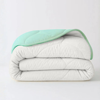 1+1 Gratis Wasbaar Easy Dekbed Zonder Overtrek - Zonder Overtrek - Cool Touch Technology - Dekbed-Discounter.nl Mintgroen - 200 x 200 cm