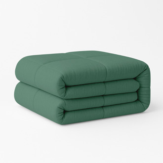 1+1 Gratis Wasbaar Easy Dekbed Zonder Overtrek - Zonder Overtrek - Groen - Dekbed-Discounter.nl - 200 x 200 cm