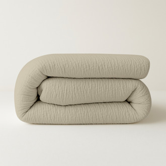 1+1 Gratis Wasbaar Easy Dekbed Zonder Overtrek - Zonder Overtrek Mousseline - Exclusief Kussensloop - 140x200 Cm (Eenpersoons) - Zydante 300 Gram Per M² - Dekbed-Discounter.nl Zand - 140 x 200 cm