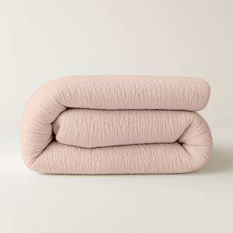 1+1 Gratis Wasbaar Easy Dekbed Zonder Overtrek - Zonder Overtrek Mousseline - Exclusief Kussensloop - 240x200 Cm (Lits-Jumeaux) - Zydante 300 Gram Per M² - Dekbed-Discounter.nl Roze - 240 x 200 cm