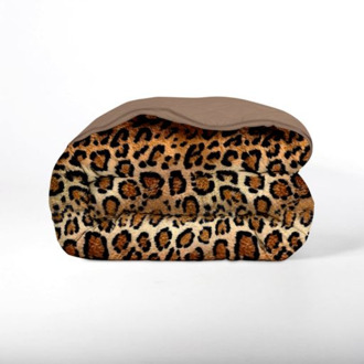 1+1 Gratis Wasbaar Easy Dekbed Zonder Overtrek - Zonder Overtrek - Panther - Dekbed-Discounter.nl Bruin - 140 x 200 cm