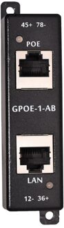 1 Poort Gigabit Power Over Ethernet Poe Injector Power 802.3bt Apparaat-Voeding Niet Inbegrepen: GPOE-1-AB