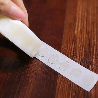 1 Roll 100 Tablets Super Sticky Double-sided Adhesive Glue Wall Hangings Balloon Stickers Dots Adhesive Household Tapes L2X4