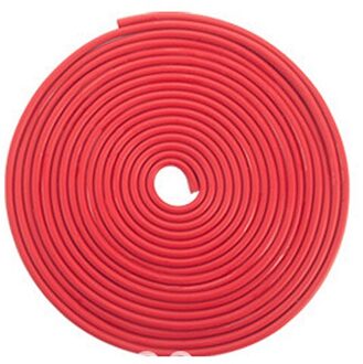 1 Roll 10M Auto Deur Trips Rubber Rand Beschermende Strips Side Deuren Lijstwerk Lijm Scratch Protector Voertuig Voor Auto 'S auto 10M rood