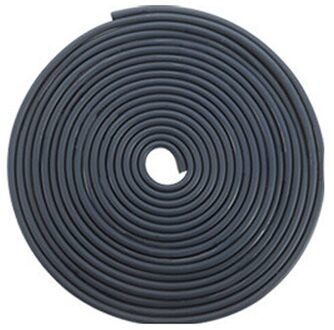 1 Roll 10M Auto Deur Trips Rubber Rand Beschermende Strips Side Deuren Lijstwerk Lijm Scratch Protector Voertuig Voor Auto 'S auto 10M zwart