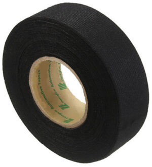1 Roll 15M X 19 Mm Auto Kabelboom Tape Zwart Flanel Lijm Vilt Tape Doek Stof tape Zelfklevend Vilt Tape