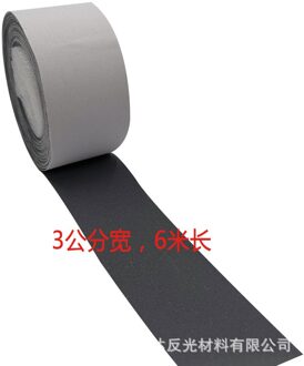 1 Roll 2/3/3.5Cm Warmte Overgedragen Reflecterende Tape Sticker Voor Kleding Ijzer Op Zak Schoenen Lichtgevende Lijm Diy Handgemaakte Ambachten 3CMx6M