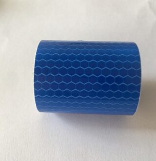 1 Roll 5*300Cm Reflectie Sticker Auto Reflecterende Tape Decoratie Veiligheidswaarschuwing Reflectie Tape Film Auto Motorfiets Stickers Blauw