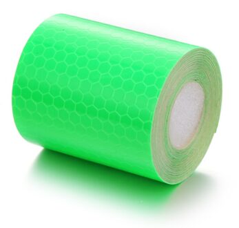 1 Roll 5*300Cm Reflectie Sticker Auto Reflecterende Tape Decoratie Veiligheidswaarschuwing Reflectie Tape Film Auto Motorfiets Stickers groen