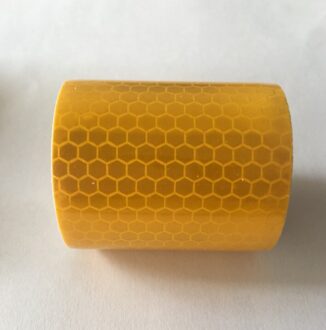 1 Roll 5*300Cm Reflectie Sticker Auto Reflecterende Tape Decoratie Veiligheidswaarschuwing Reflectie Tape Film Auto Motorfiets Stickers oranje