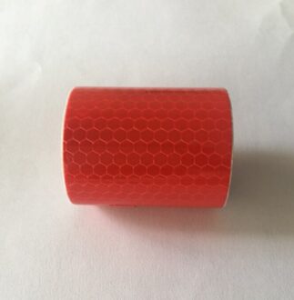 1 Roll 5*300Cm Reflectie Sticker Auto Reflecterende Tape Decoratie Veiligheidswaarschuwing Reflectie Tape Film Auto Motorfiets Stickers Rood