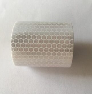 1 Roll 5*300Cm Reflectie Sticker Auto Reflecterende Tape Decoratie Veiligheidswaarschuwing Reflectie Tape Film Auto Motorfiets Stickers wit