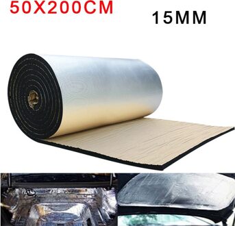 1 Roll 50*200Cm 5/10/15Mm Geluid Warmte Proofing Auto Deadener Isolatie Onderlaag mat Auto Geluidsisolatie Deadening Schuim