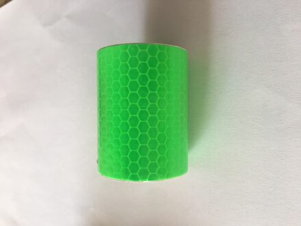 1 Roll 5Cm X 100Cm Auto Reflecterende Tape Stickers Waarschuwing Tape Sticker Road Veiligheid Tape Voor Fiets Auto voetganger Bescherming groen