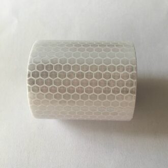 1 Roll Auto Reflecterende Waarschuwing Tape Sticker Road Veiligheid Reflecterende Tape Voor Fiets Voorbijgangers Bescherming Tape 100Cm X 5cm wit