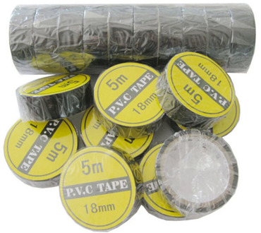 1 Roll Black PVC Electrical Tapes Flame Retardent Insulation Adhesive Tape DIY Electrical Tools 5M*1.8