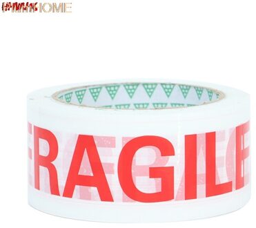1 Roll Breekbare Verpakking Tape Fragiele Waarschuwing Sticker Care Afdichtingstape