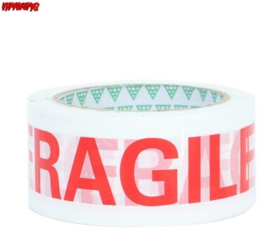 1 Roll Breekbare Verpakking Tape Fragiele Waarschuwing Sticker Care Afdichtingstape