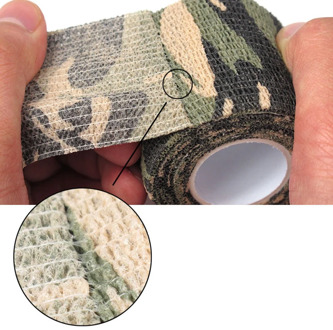 1 Roll Hiking Camping Hunting Camouflage U Pick 4.5m*5cm Waterproof Outdoor Camo Stealth Tape Wraps Safety First Aid Tool TSLM1