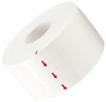 1 Roll Katoen Sport Tape Platte Rand Witte Tape Enkel Guard Tape Pols Guard Adhesive Spier Bandage Spier Ondersteuning Tape breathabl