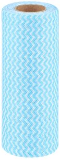 1 Roll Keuken Disposable Non-woven Wassen Schoonmaakdoekje Handdoeken Gestreepte Eco Vriendelijke Praktische Vodden Vegen Doek 01