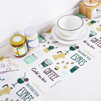 1 Roll Multifunctional Table Mat Antifouling Waterproof Drawer Shelf Liners Shoebox Mildew Proofing Moisture-proof Pad 30X300cm