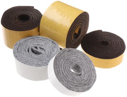1 Roll Self-Adhesive Felt Furniture Pad Roll for Hard Surfaces Heavy Duty Felt Strip Mute Wear-resisting Protect the floor Pads