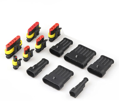 1 set 1/2/3/4/5/6 Pin Way AMP Tyco Super Sealed Automotive Wire Connector Electrical Plug Terminals for Cars