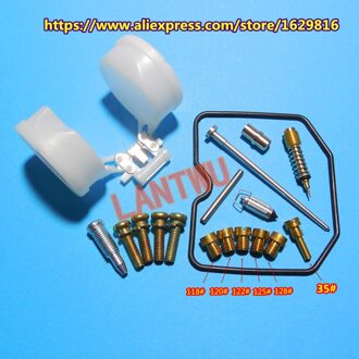 (1 Set $12.5) kps Estrella BJ250 W250 Carburateur Reparatieset Configureren Float En Met 5 Stuks Jet: 118-120-122-125-128