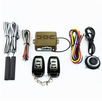 1 Set 12V Auto Keyless Entry Start Systeem Een Start Stop Motor Drukknop Voertuig Alarm Knop Auto accessoires Autostart