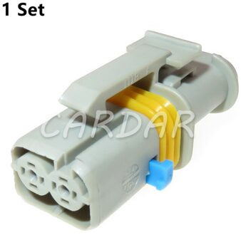 1 Set 2 Pin/Manier 18286000002 Grey Automotive Connector Auto Plug Licht Socket