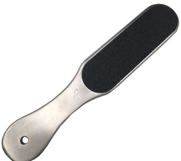 1 Set 28cm Pedicure Voetverzorging Roestvrij Metalen Handvat en Schuren Predicure Bestanden Foot File Eelt Remover Voet Scrubber