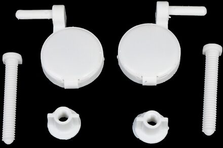 1 Set/2Pcs Plastic Toilet Seat Schroeven Bevestigingen Fit Toiletbrillen Scharnieren Reparatie Tools