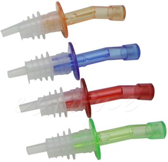 1 set 4 Stuks Fles Schenker Schenktuit Stopper Dispenser Drank Flow Olijf Wijn Olie Set