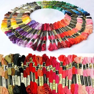 1 Set/45 Pcs Multi Kleuren Katoen Kruissteek Borduren Streng Floss Naaigaren In Verschillende Kleuren & Retail