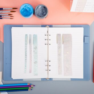 1 Set/5 Rolls Decoratieve Tapes Plakboek Planner Delicate Diy Washi Tapes roze