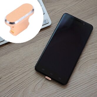 1 Set 5 Stuks Pluggen Lightning Stekkers Compatibel Met Iphone Xs Max gouden