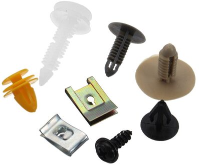 1 Set/500 Pcs Auto Gemengde Fastener Clip Bumper Auto Push Motor voor Fender Fastener Clip Portierbekleding clip Bevesti