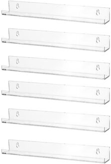 1 Set/6Pcs Nagellak Opbergrek Boek Muur Opbergrek Cosmetische Display Rack