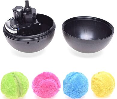 1 Set Automatische Rolling Vacuüm Vloer Vegen Robot Cleaner Microfiber Bal Schoonmaken Met 4 Stuks Kleurrijke Cleaning Covers