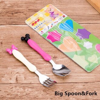 1 Set Baby Tester Servies Dessert Lepel Voor Kinderen Voeden Lepel Vork Baby Gadgets Feed Kid Kinderen Bestek Voor kids C