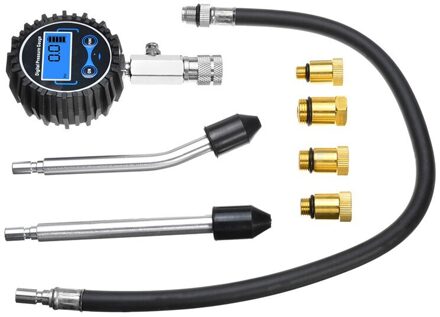 1 Set Benzinemotor Compressie Tester Met M10 M12 M14 M18 Adapter Benzine Gas Motor Cilinder Auto Manometer Tester