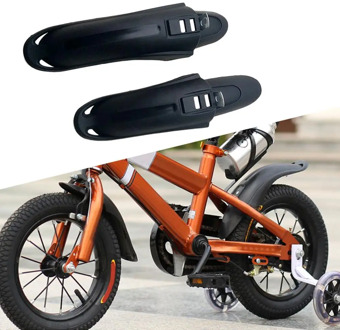 1 Set Bicycle Fender Front Rear Tackle Mudguard Children Bike Kids Parts Cycling Universal Wings MTB Bike for 12/14 inch