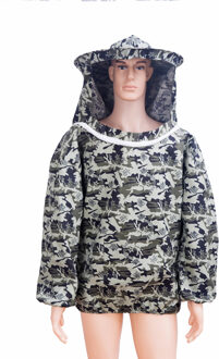 1 set bijenteelt kleding beschermende Jas bijenkorf pak voor imker Anti bee digitale ademend sluier
