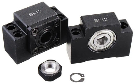 1 Set BK12 BF12 Ball Screw End Supports for Ball Screw SFU1605 SFU1610 CNC XYZ Parts